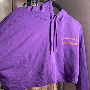 Purple crop long sleeve from H&M